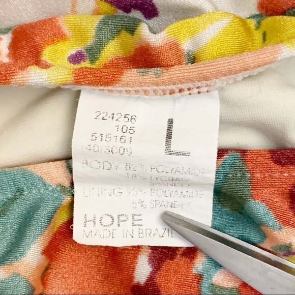 HOPE BRAZIL Multicolor Floral String Bikini Bottom - Picture 4 of 4